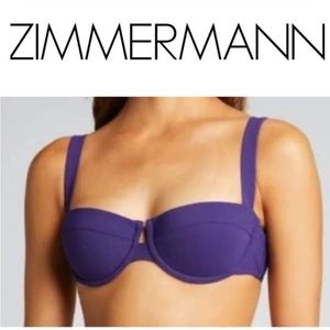 Zimmermann Balconette Bra Bikini Top C/D Cup